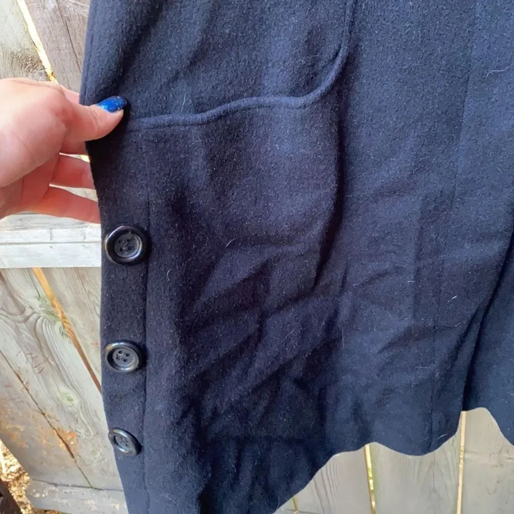 Wool trench coat sz. M